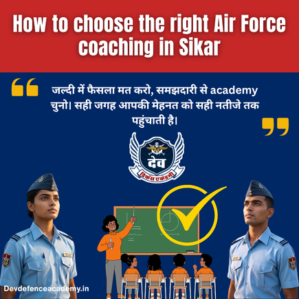 Read more about the article Best Agniveer Coaching in Sikar for Air Force: How to Choose the Right Academy