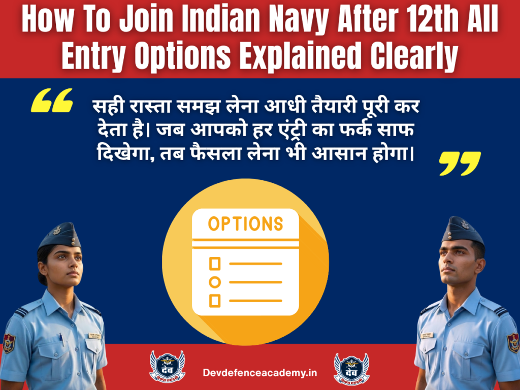 How To Join Indian Navy After 12th All Entry Options Explained Clearly
