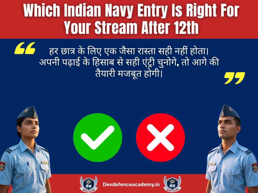 Which Indian Navy Entry Is Right For Your Stream After 12th
