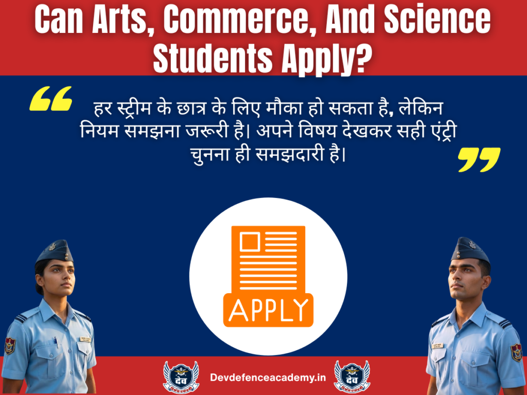 Can Arts, Commerce, And Science Students Apply?