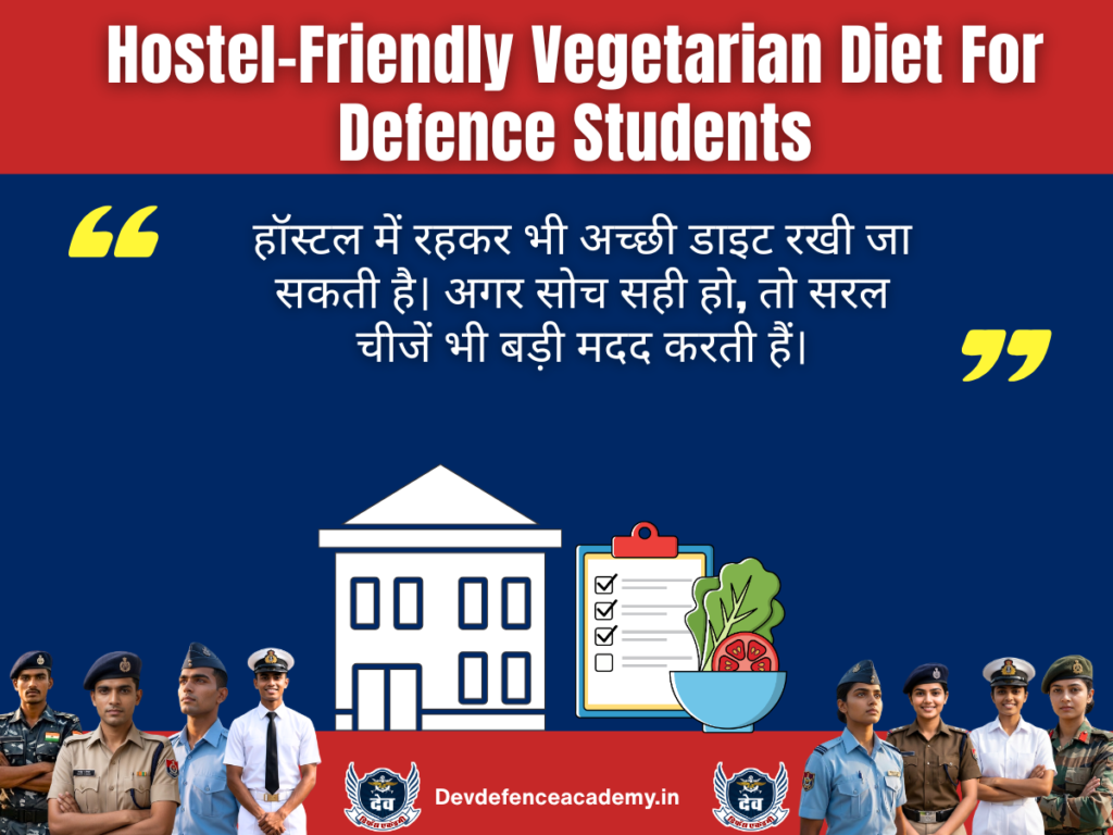 Hostel-Friendly Vegetarian Diet For Defence Students