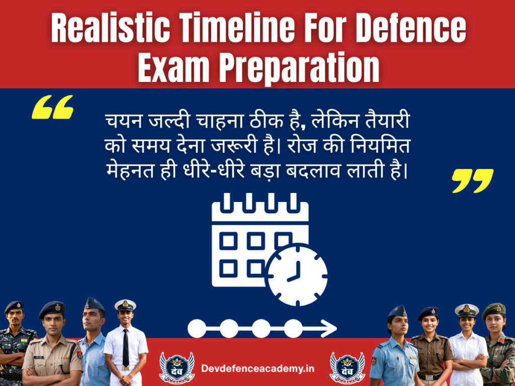 Realistic Timeline For Defence Exam Preparation