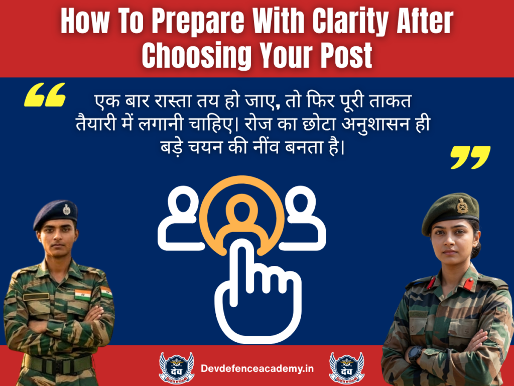 How To Prepare With Clarity After Choosing Your Post
