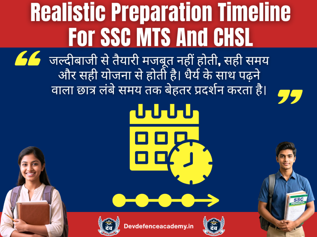 Realistic Preparation Timeline For SSC MTS And CHSL
