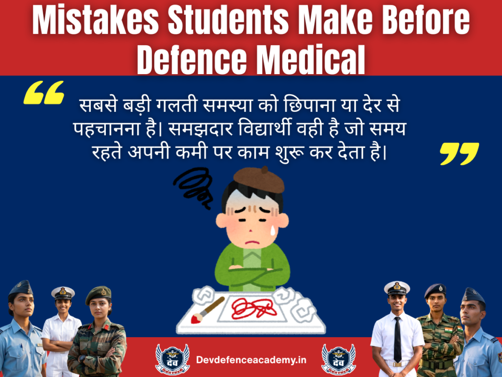 Mistakes Students Make Before Defence Medical