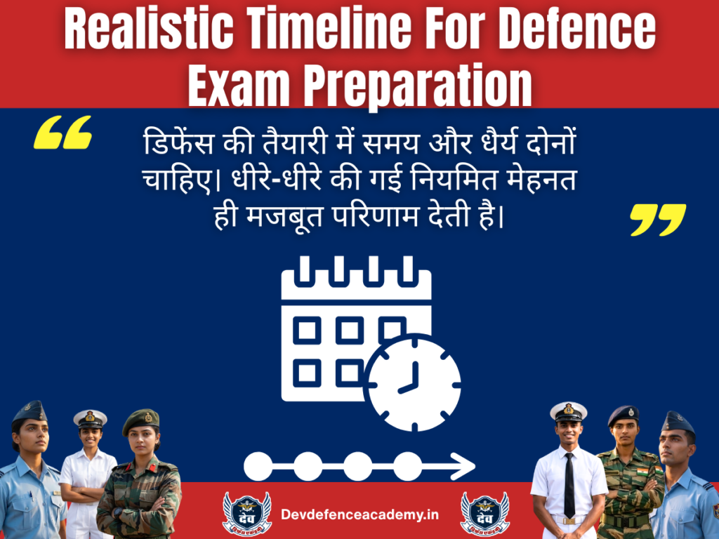 Realistic Timeline For Defence Exam Preparation