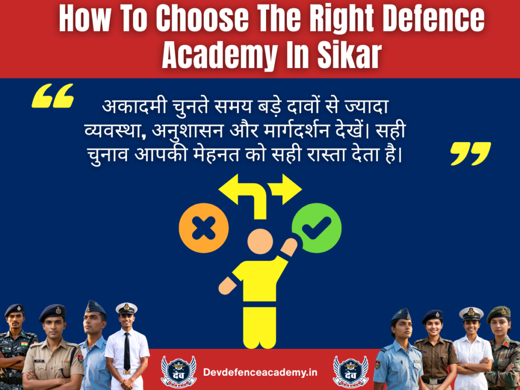 How To Choose The Right Defence Academy In Sikar