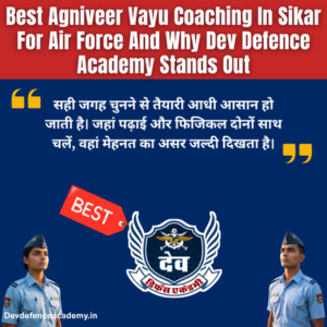 Read more about the article Best Agniveer Vayu Coaching In Sikar For Air Force