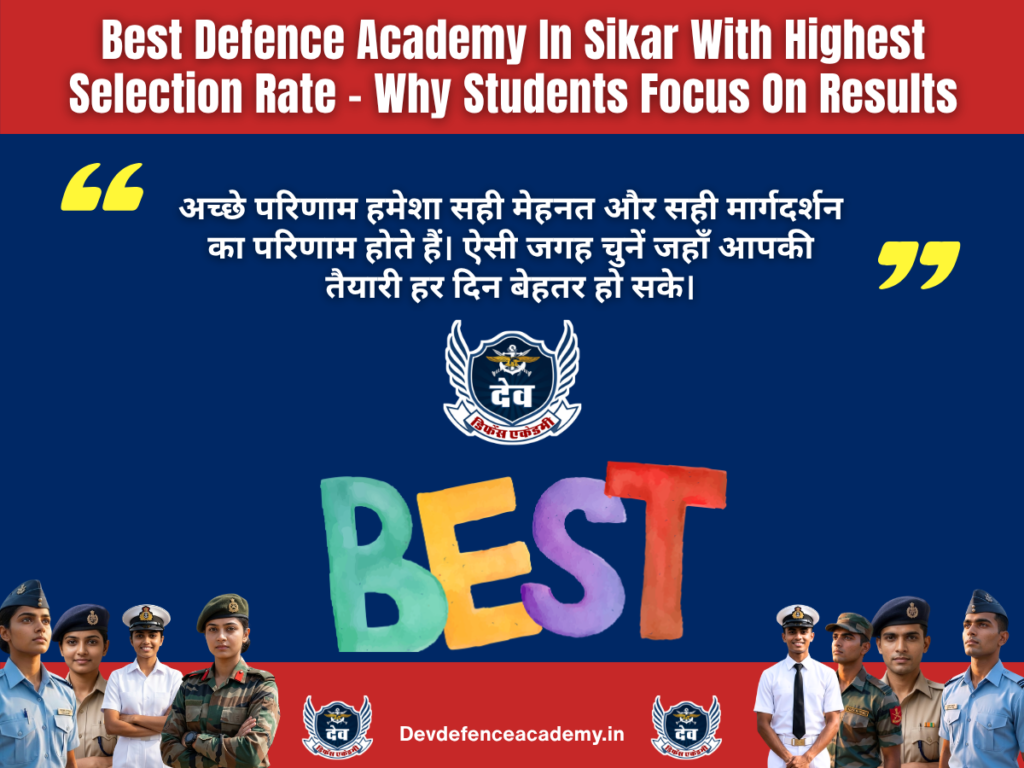 Best Defence Academy In Sikar With Highest Selection Rate – Why Students Focus On Results