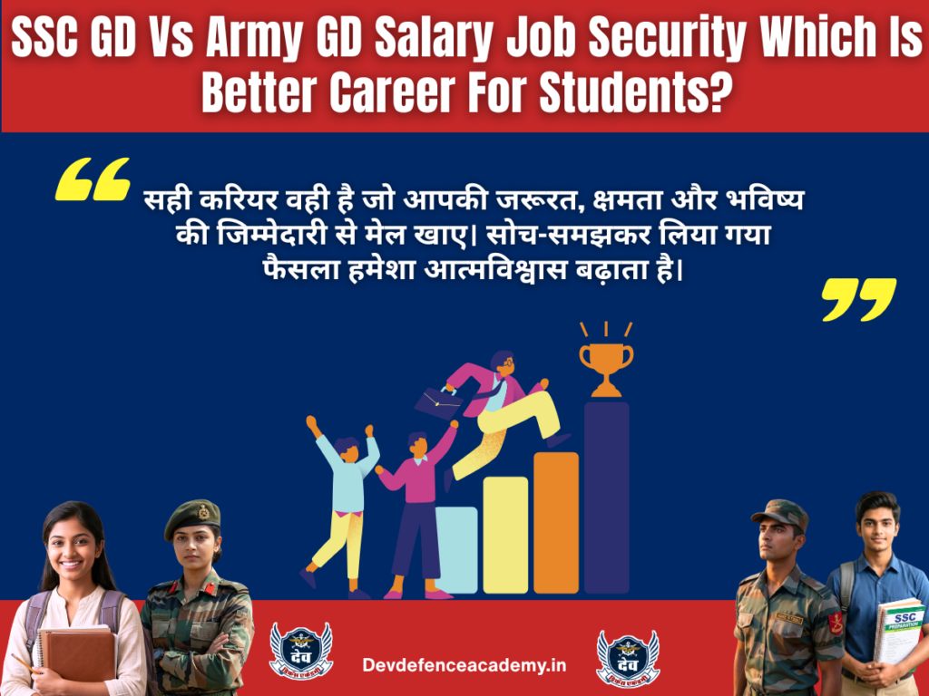 SSC GD Vs Army GD Salary Job Security Which Is Better Career For Students?