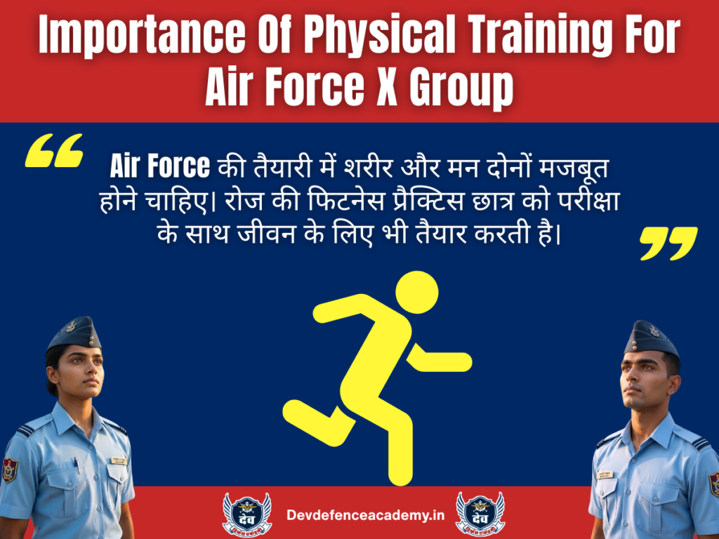 Importance Of Physical Training For Air Force X Group