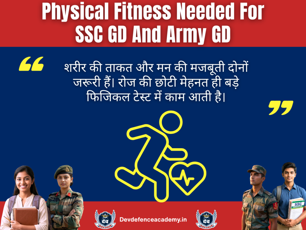 Physical Fitness Needed For SSC GD And Army GD