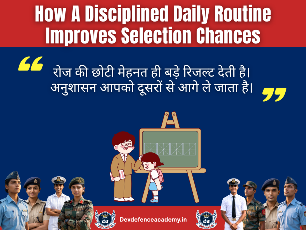 How A Disciplined Daily Routine Improves Selection Chances