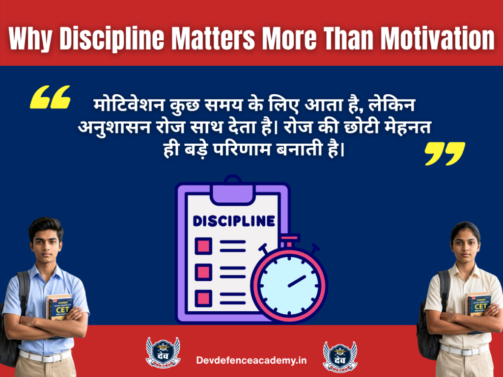 Why Discipline Matters More Than Motivation