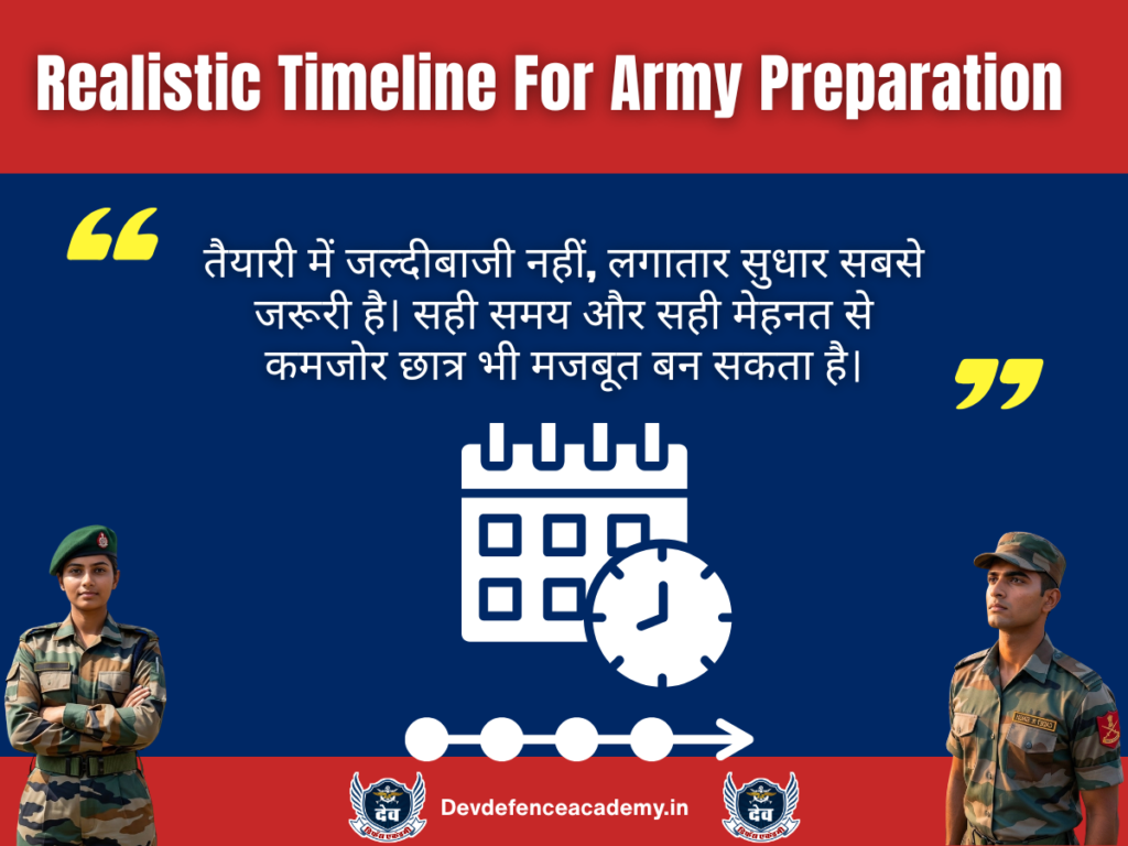 Realistic Timeline For Army Preparation
