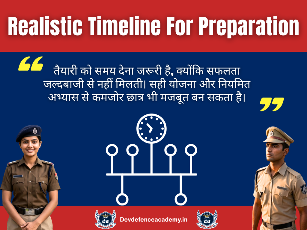 Realistic Timeline For Preparation