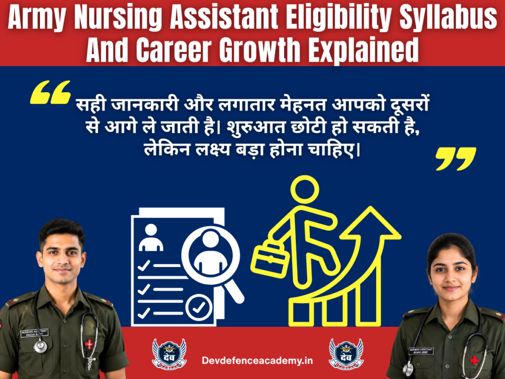 Army Nursing Assistant Eligibility Syllabus and Career Growth Explained