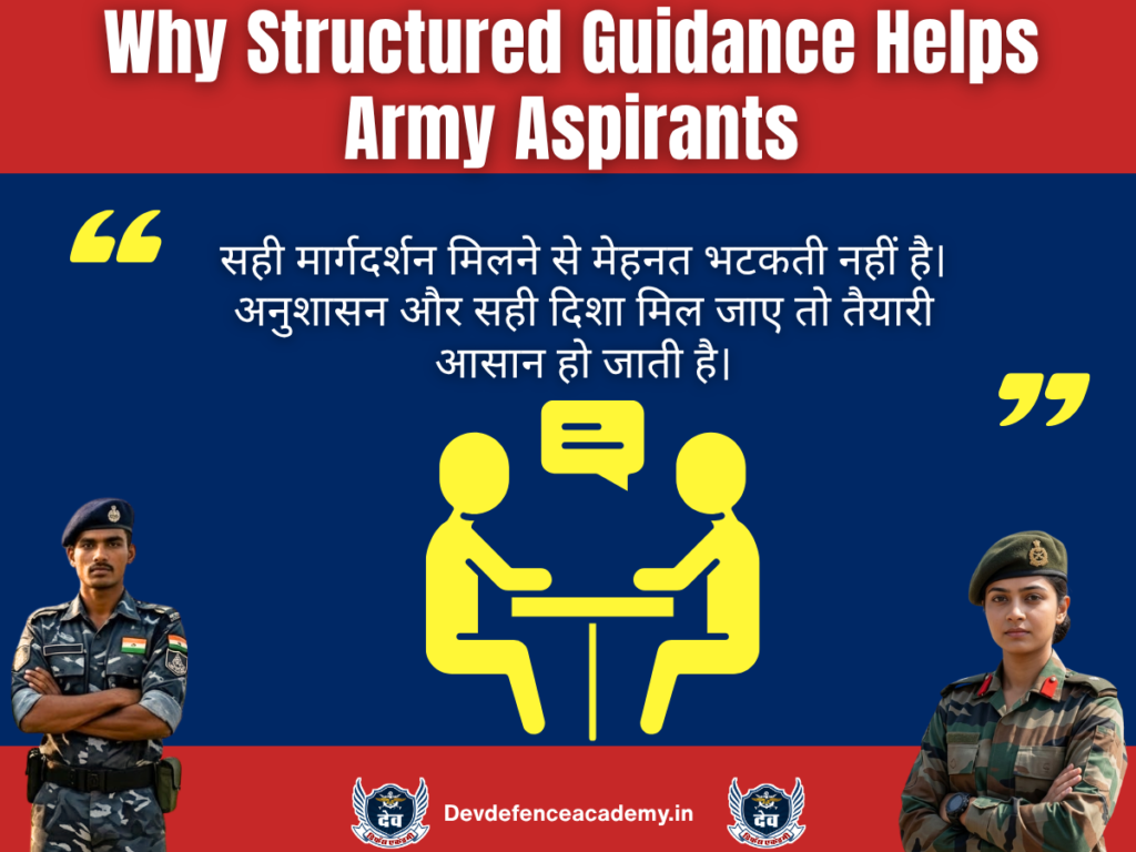 Why Structured Guidance Helps Army Aspirants