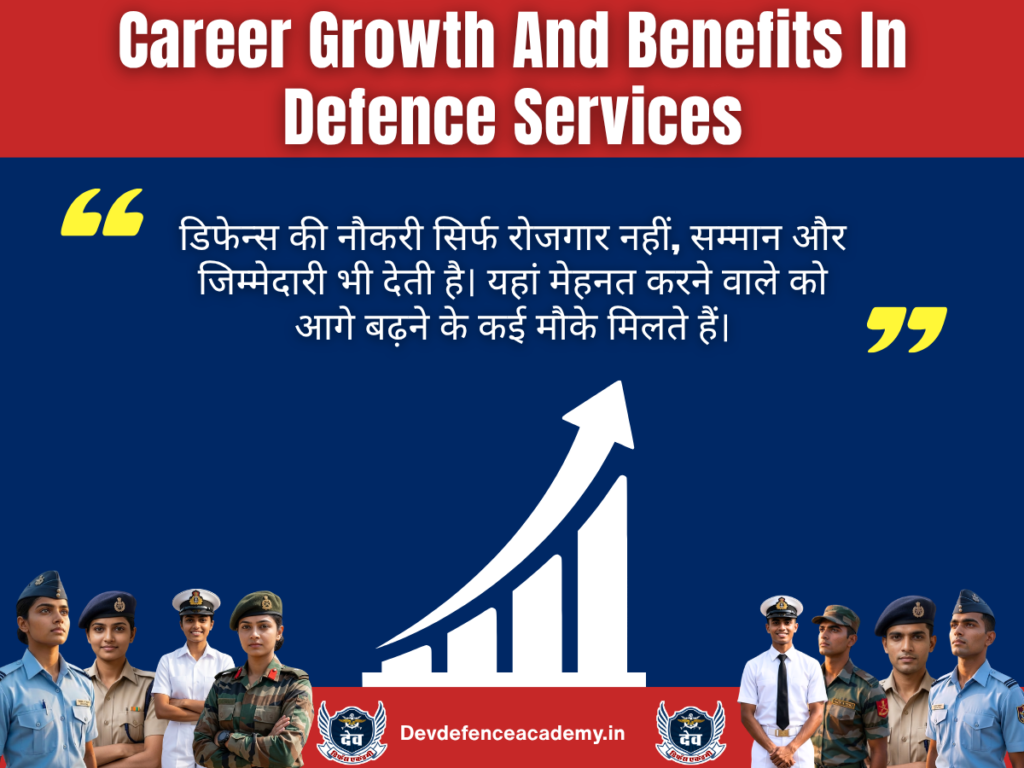Career Growth And Benefits In Defence Services