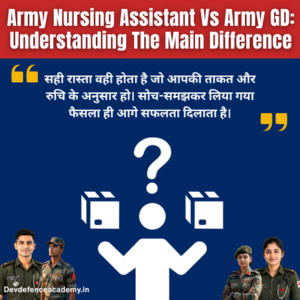Read more about the article Army Nursing Assistant Vs Army GD: Full Comparison